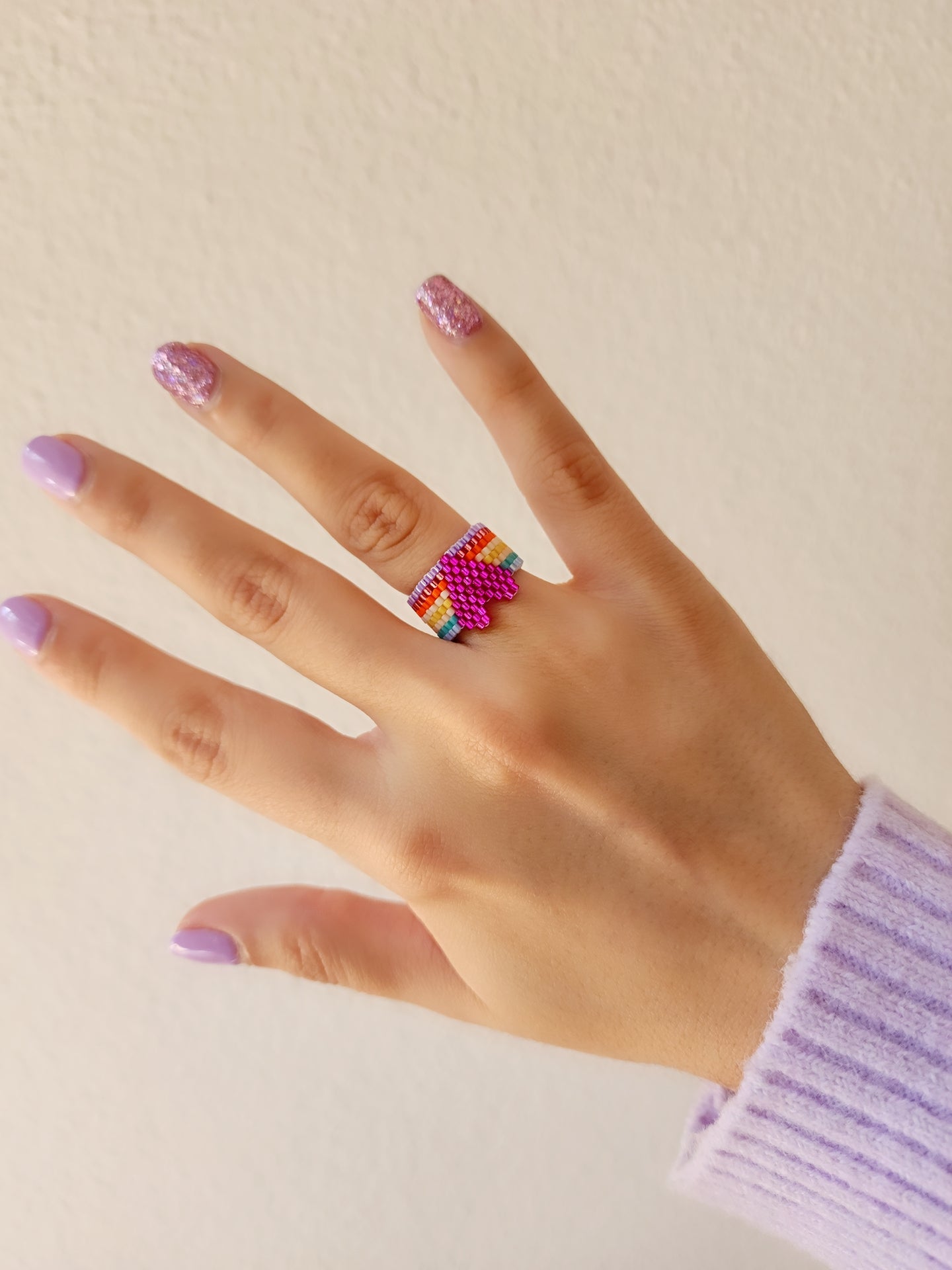 Rainbow heart