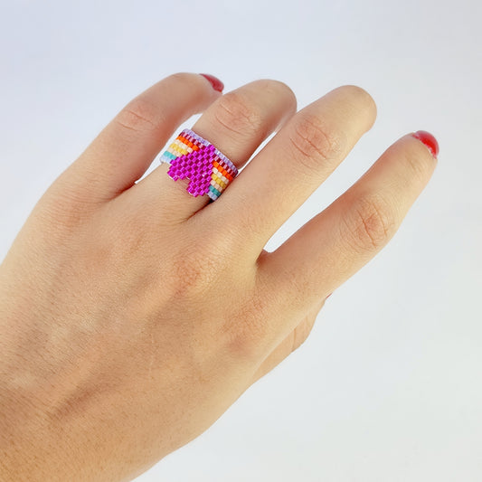 Rainbow heart