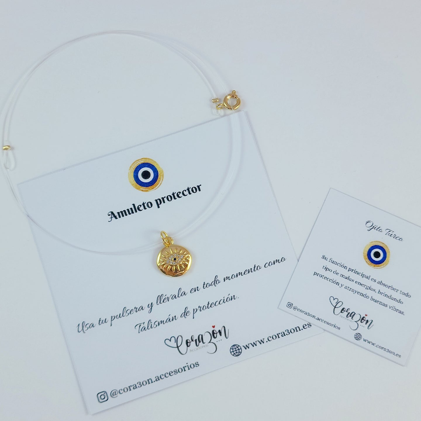 Ojito medallón gold